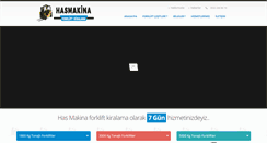 Desktop Screenshot of forkliftkiralama.net
